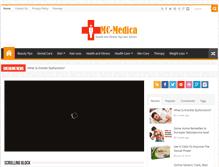 Tablet Screenshot of mc-medica.com